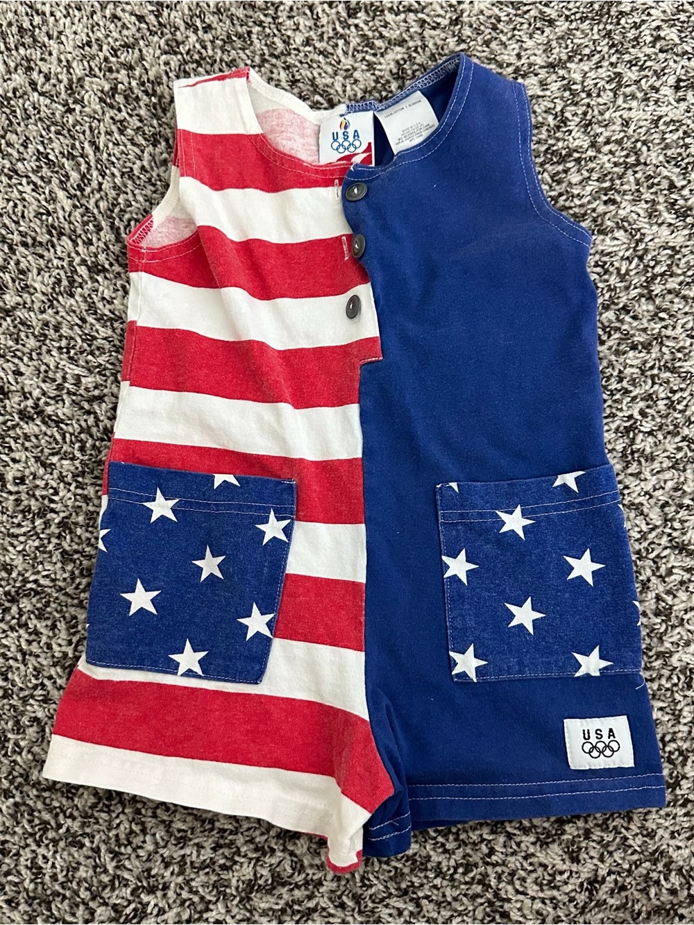 Vintage USA Olympic romper 3T